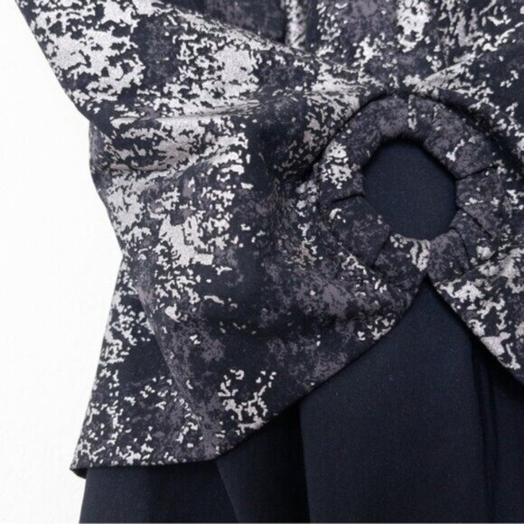 NWT Amoressa Into The Mystic Siddhartha One Piece 6 Black Metallic Sculpt Smooth - Picture 6 of 12